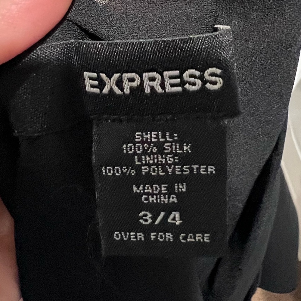 Express Vintage‎ 100% Silk Dress - Picture 6 of 6